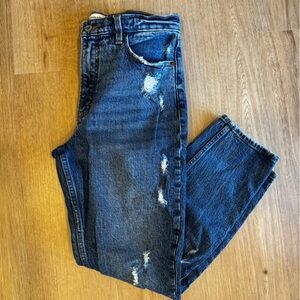 Abercrombie & Fitch The Skinny High Rise Blue Jeans